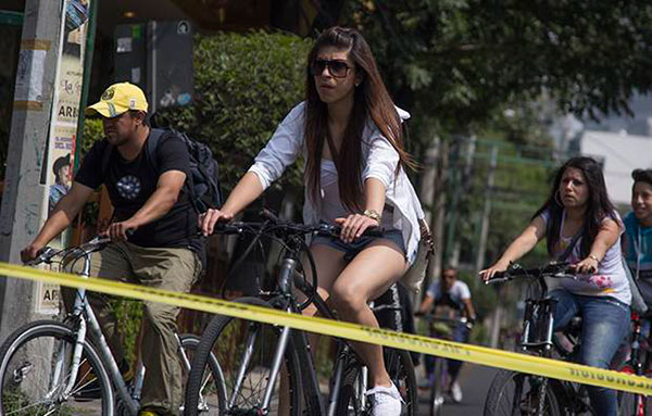 Ciclistas aseguran que la aplicación de multas no es práctica, pues no hay un padrón de bicicletas. FOTO: CUARTOSCURO/ARCHIVO 