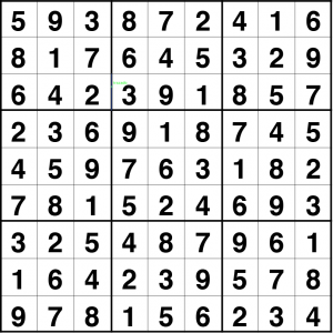 Solución sudoku difícil 4 nov