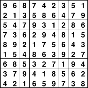solución sudoku fácil 4 nov