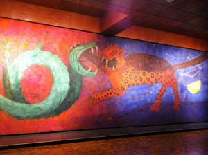 vestíbulo del Museo Nacional de Antropología, Dualidad RufinoTamayofoto especial
