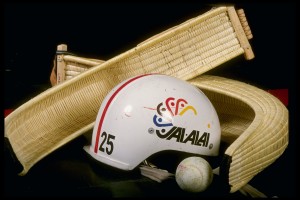 14 Nov 1989: General view of some of the equipment needed for a jai alai game in Tampa, Florida. Mandatory Credit: Scott Halleran /Allsport
