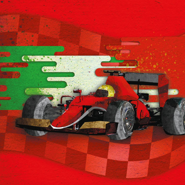 Este fin de semana se lleva a cabo el Gran Premio de México de la F1. Arte por Max Estrada