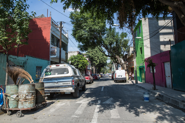 Calle 2, colonia Francisco I. Madero. /Foto Lulú Urdapilleta.