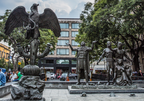 Ya conoces el Monumento a la fundación de Tenochtitlán? - Máspormás