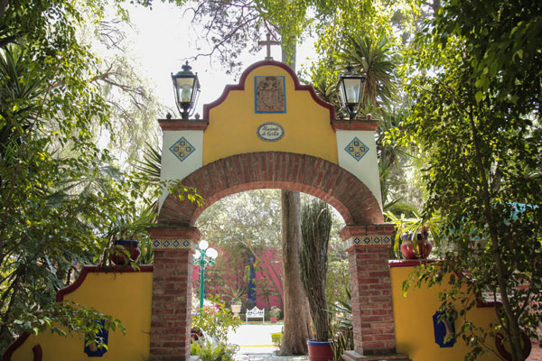 La Hacienda de Cortés se encuentra en el barrio de La Conchita, Coyoacán