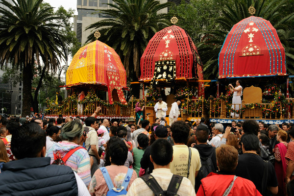 Se celebrará el Ratha Yatra en la Ciudad de México con un desfile.