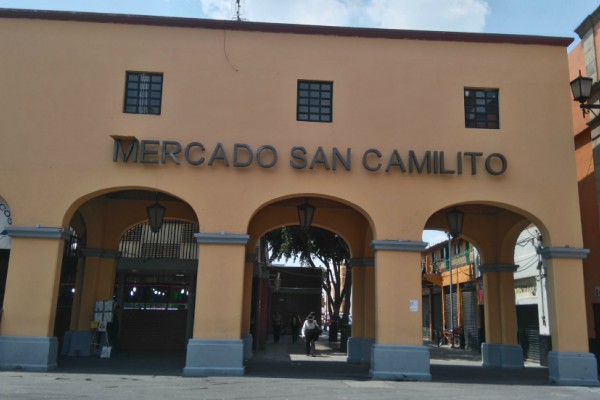 Mercado de San Camilito en Garibaldi.