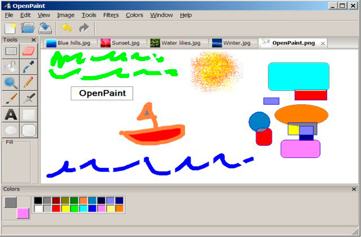 Softwares paint