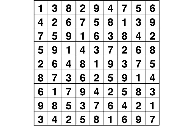 Solución sudoku: 13 - Máspormás