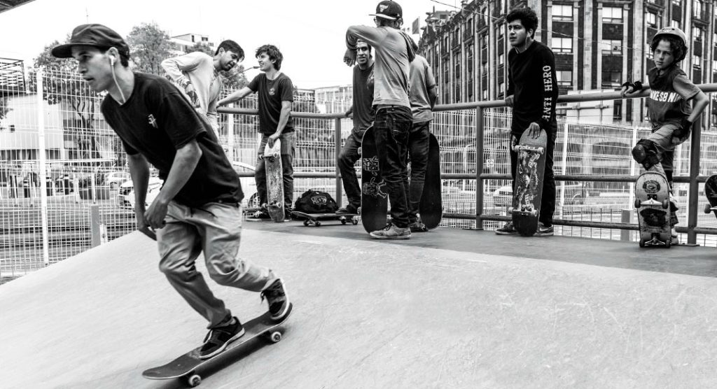 skateboarding en Mexico