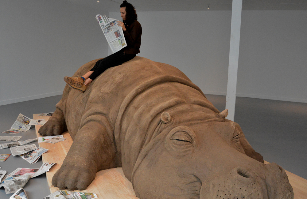 Hope Hippo en el Museo Carrillo Gil