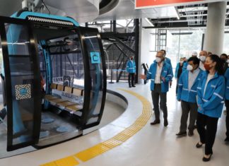 Inauguran dos estaciones de la Línea 1 del Cablebús