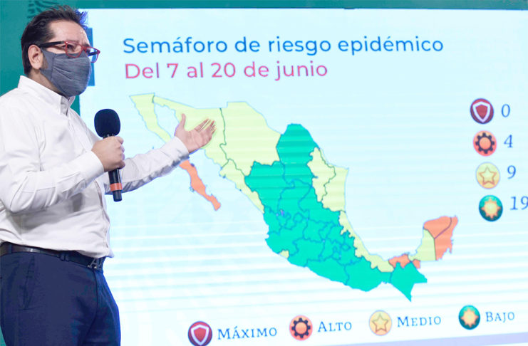 La CDMX y el Edomex pasan a semáforo verde
