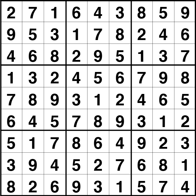 Solución sudoku: septiembre 2021 Máspormás