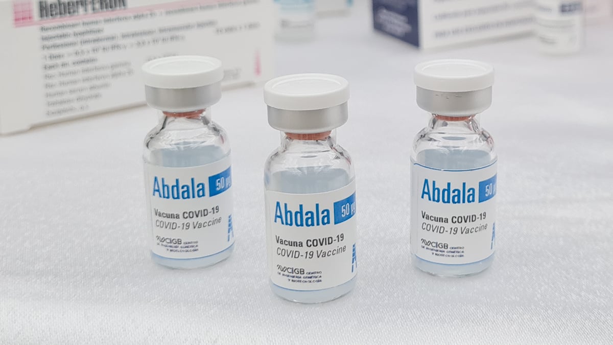 Havana, Cuba – 19 March, 2021 : Cuba presents Abdala, one of its vaccine againt Covid-19