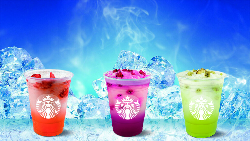Dale un twist a tu día con los nuevos Frozen Refreshers de Starbucks