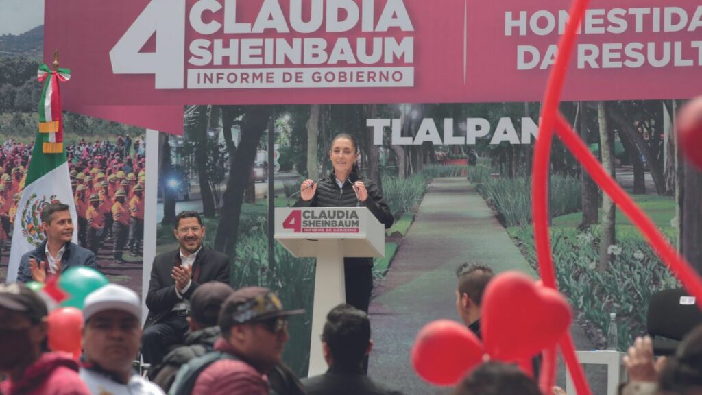 Claudia Sheinbaum presenta su 4to Informe de Gobierno Máspormás