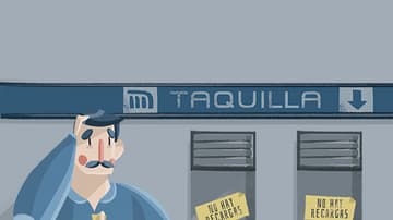 Tarjetas recargables del Metro y Transporte Público se encuentran agotadas tarjeta. Arte de Michel Laris