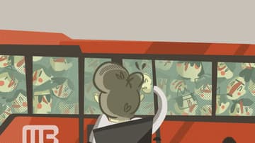 Un estudio revela que aunque el Metrobús cuenta con instalaciones para personas con discapacidad. Arte Michel Laris