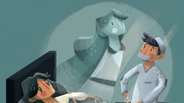 Tras la aprobación del derecho a la eutanasia o muerte digna, especialistas médicos temen que sea mal aplicada. Arte, Michel Laris.