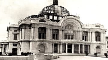El Palacio de Bellas artes es uno de los teatros más importantes de la ciudad