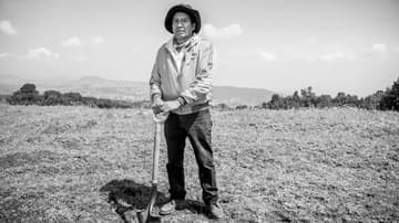 Jacobo es líder de una brigada que resguarda el bosque