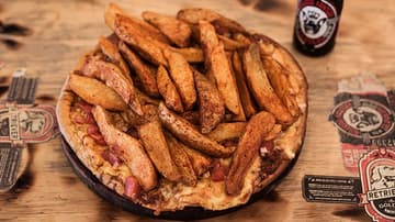 Pizza de hamburguesa