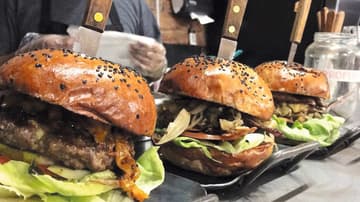 hamburguesas en la San Rafael