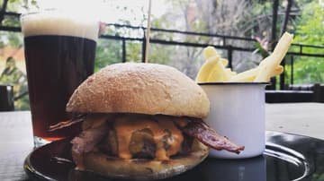 hamburguesa de Bacon Bar