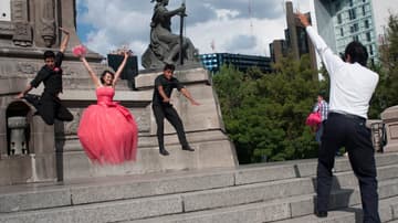Quinceañeras en el Ángel