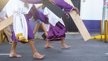 representación del viacrucis