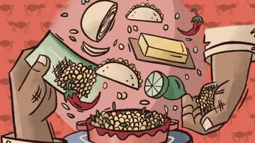 Comer escamoles en CDMX